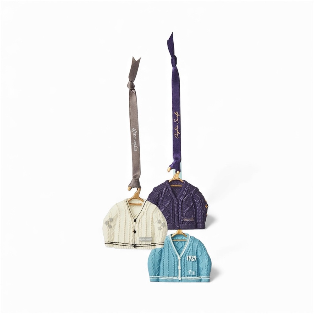 Taylor Swift Mini Cardigan Ornament Set